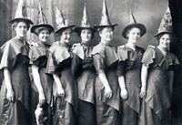 Historic Photo Print Witches Having Tea