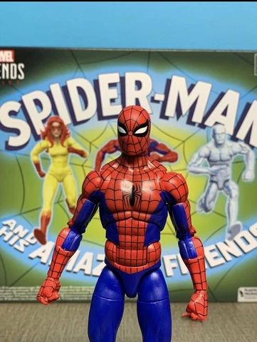 Marvel Legends SPIDER-MAN & HIS AMAZING FRIENDS Vintage 80s Animated 6” Figure Cover