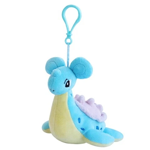 Pokemon Lapras Plush Backpack Clip Keychain Nintendo Toys Cover