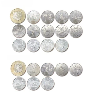 Japan Coin 2018-2020 Tokyo Olympics + Paralympics 100 + 500 Yen 22 Coins Set UNC - Picture 1 of 23