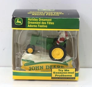 Enesco Holiday John Deere Model D Tractor Christmas Ornament - Picture 1 of 2