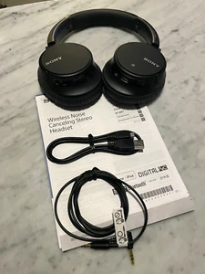 Sony WH-CH700N Wireless ANC Over-Ear Headphones - black, b+ barely used - Picture 1 of 6