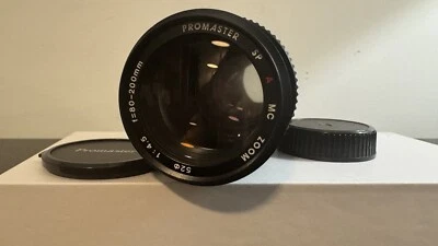 PROMASTER SP Multi-Coated Compact Zoom Lens Macro 80-200MM f4.5 Minolta MD MOUNT - Image 1 of 4