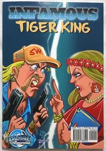 Infamous Tiger King Double Sided Story GREAT Joe Exotic Carole Baskin Tidal Wave - Picture 1 of 2