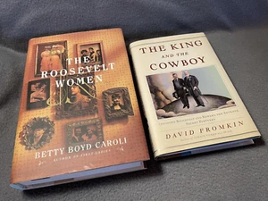 The Roosevelt Women B. Caroli The King And The Cowboy 1st Edition 1st Print HCDJ - Imagen 1 de 24