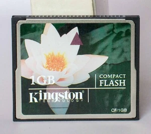 Kingston 1GB Compact Flash Card. #1 - Picture 1 of 2
