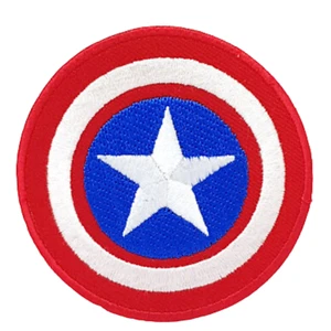 Captain America Shield Avengers bestickter Aufnäher aufbügeln/nähen - Bild 1 von 2