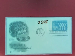 U. S.Stamp FDC-U-555 - Embossed Envelope - Art Craft cachet -comb. shipping - Picture 1 of 1