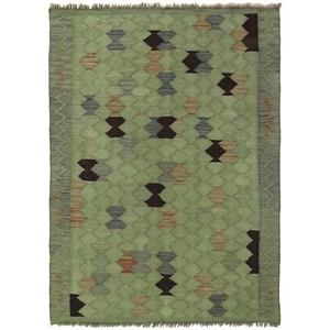 Traditional Antique Colors New Kilim Rug Handmade Oriental Kelim 3'4x4'9, B29195 - Picture 1 of 8