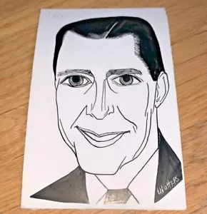 Caricatura anni '50 MAURICE TOBIN di P. K. Watters Governatore / Sindaco di Boston / Lavoro - Foto 1 di 4