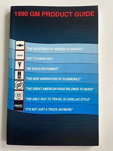 GM Chevrolet Geo Pontiac Oldsmobile Buick Cadillac Product Guide Brochure 1990 - Picture 1 of 2