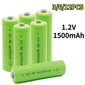 Electric AA 1500mAh Ni-Mh 1.2V Battery for Solar Light Rechargeable Garden Light - Picture 1 of 9