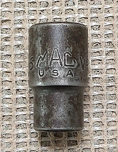 MAC Tools VP142, 1/2" Drive, 7/16" Impact Socket, Shallow, 12 Point - Picture 1 of 12