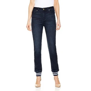 DG2 Sporty Skinny Jean with Rib Knit Hem 310157-JA - Picture 1 of 6