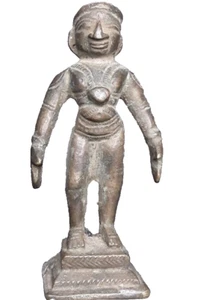 19th C. Indian Bronze Standing Hindu Figure of Chakravartin - Picture 1 of 7