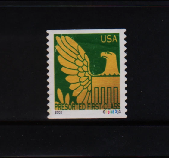 Usado OFF papel PNC #3796 Eagle - Oro sobre verde_S3333333 2003 - Pre-ordenado _pnc6 Foto 1 de 1