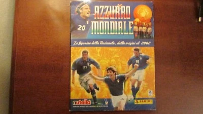 ALBUM AZZURRO MONDIALE CON 22 FIGURINE ATTACCATE. VERSIONE PREZZATA - Immagine 1 di 4