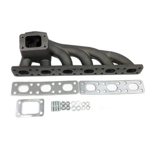 Fits 93-95 01-05 BMW E36 E46 2.5/2.8/3.0L CAST IRON Turbo Manifold Bottom mount - Bild 1 von 9