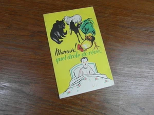 Brochure Prospect Vintage JIL BAS CHAUSSETTES carton decoupage ANIMAUX 1950 - Foto 1 di 3