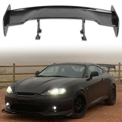 57'' Rear Trunk Spoiler Wing GT Racing Lip Glossy For Hyundai Tiburon 1997-2008 - Image 1 of 4