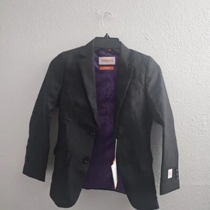 OppoSuits Teen Boys Black Knight Solid Suit, Size 10Y Black @ - Picture 1 of 5