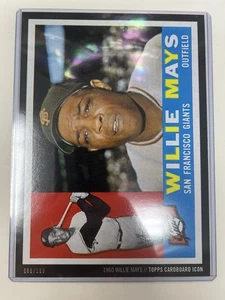 Willie Mays 2015 Topps Cardboard Icon 5x7 RARE Exclusive #200 1960 Topps /199 - Picture 1 of 2