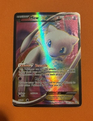 Pokemon TCG Mew EX 120/124 Full Art Ultra Rare Dragons Exalted MP - Image 1 of 4