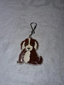 Llavero de plástico vintage de 3" para perro cachorro - Imagen 1 de 5