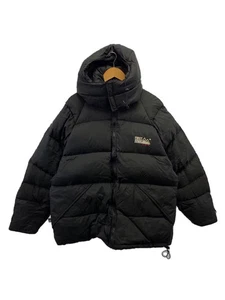 FIRST DOWN 90s Duck Down Jacket, Size L, Nylon, Black, Solid Color - Picture 1 of 5