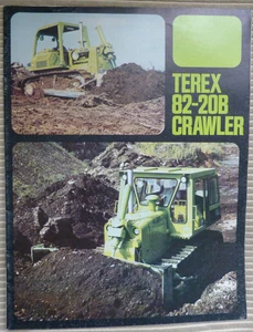 Terex 82-20B Crawler UK Markt Vollfarbige Verkaufsprospekt - Bild 1 von 1