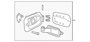 Genuine Volkswagen Fuel Door 3CN-809-857-B-GRU - Picture 1 of 2