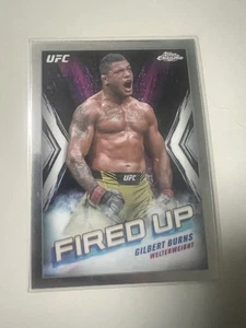 Gilbert Burns fired Up Card No.FDF-14 - Picture 1 of 2