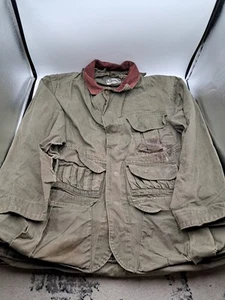 Vintage 40er 50er Hinson Bodyguard Jagdjacke Mantel mit Wildbeutel Herren Gr. L - Bild 1 von 10