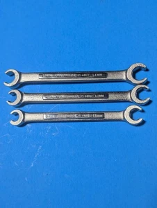 Vintage 3 piezas. Juego de llaves de línea de combustible de tuerca acampanada CRAFTSMAN -V- SAE en muy buen estado/excelente - Imagen 1 de 8