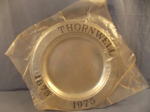 Wilton Brass Company "Thornwell, Clinton, SC" Centennial Plate 11" - Picture 1 of 3