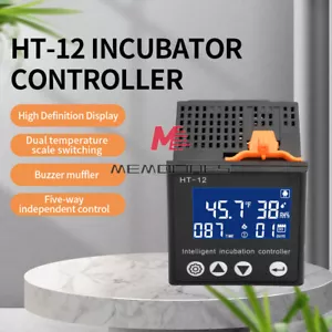 HT-12 LCD Temperature Humidity Controller Smart Incubator Temperature Controller - Picture 1 of 24