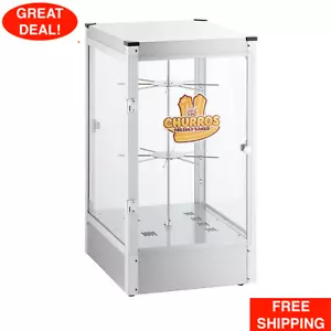 Scaldabagno/merchandiser display churro rotante servizio completo 12" - 120V, 500Watt - Foto 1 di 24