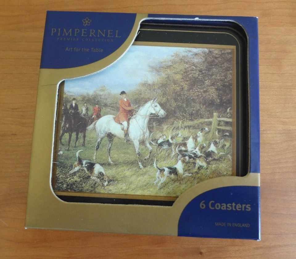 Pimpernel Tally HO Coasters - Set of 6