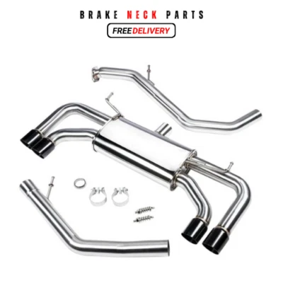 DC Sports Axle-Back Quad Exhaust Black Tip for 19-23 Toyota Corolla Hatchback Foto 1 de 3