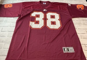 Virginia Tech Football Jersey Blank Starter #38 size 52 XL Maroon Nylon - Picture 1 of 5