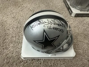 Randy White SIGNED Dallas Cowboys Mini Helmet + 111 Sacks PSA/DNA AUTOGRAPHED - Picture 1 of 2