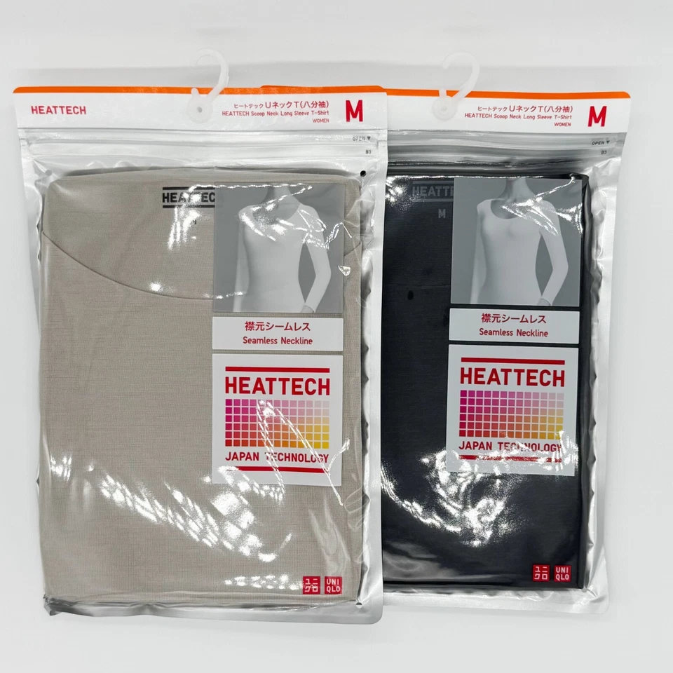 Camiseta UNIQLO HEATTECH Cuello Redondo XS-3XL 6 Colores Mujer 472364 Japón Foto 1 de 1