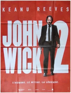 JOHN WICK 2 Filmplakat gefaltet 160 x 120 cm Movie Poster Keanu Reeves - Bild 1 von 1