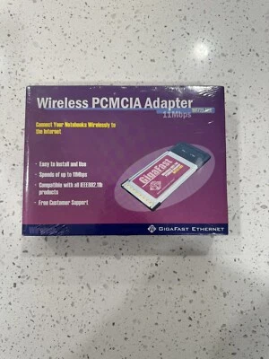 GigaFast Wireles PCMCIA Adapter 11 Mbps - NEW - Image 1 of 4