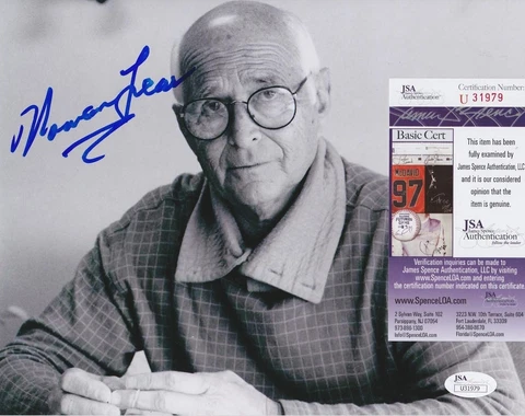 Norman Lear Signed 8x10 Photo JSA COA #U31979 All in the Family Sanford and Son Cover