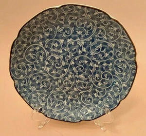 Plato/platillo decorativo estilo lavado tinta pintado a mano Takahashi de Japón - Imagen 1 de 4