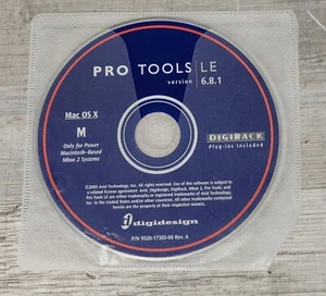 Digidesign Pro Tools LE 6.8.1 Mac OS X Software Install Disk - Picture 1 of 1