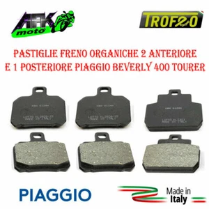 Pastiglie Freno Anteriore+Posteriore Piaggio Beverly Tourer 400 dal 2008 al 2011 - Imagen 1 de 3