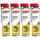 4 x spray silikonowy SONAX z EasySpray 400ml spray ślizgowy olej silikonowy