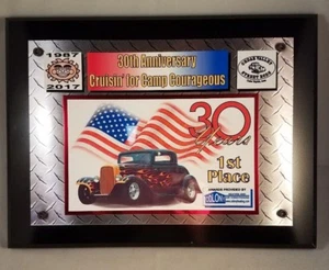Collectible 30th Anniversary Criusin' For Camp Courageous Plaque 1st Place 12x9 - Picture 1 of 2